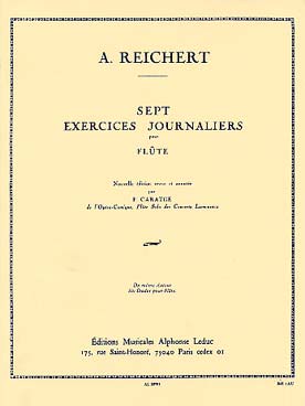 Illustration de 7 Exercices journaliers op. 5 - éd. Leduc