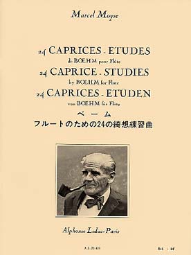 Illustration de 24 Caprices op. 26 - éd. Leduc, rév. Moyse