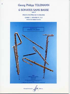 Illustration de 6 Sonates pour 2 flûtes sans basse - Vol. 1