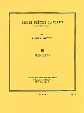 Illustration de 3 Pièces faciles - N° 3 : Menuet