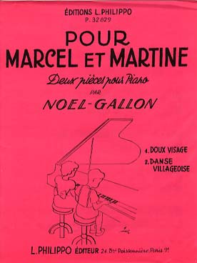 Illustration gallon (n) pour marcel et martine