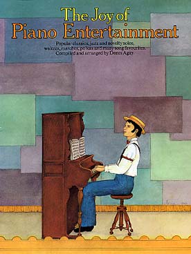 Illustration joy of piano entertainment