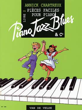 Illustration chartreux piano jazz, blues & co livre 2