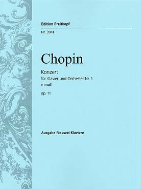 Illustration chopin concerto n° 1 op. 11 en mi min