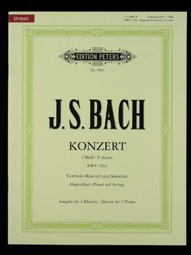 Illustration de Concerto BWV 1056 en fa m (urtext)