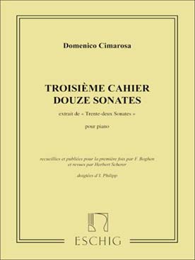 Illustration cimarosa sonates (32) cahier 3