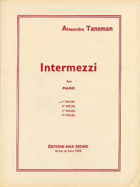 Illustration tansman intermezzi recueil 1