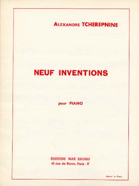 Illustration de 9 Inventions op. 13