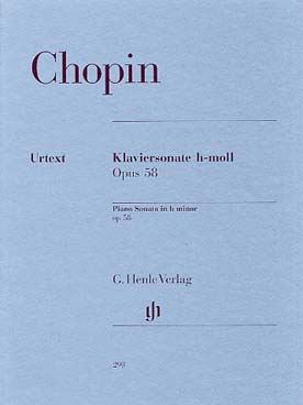 Illustration chopin sonate n° 3 op. 58 en si min