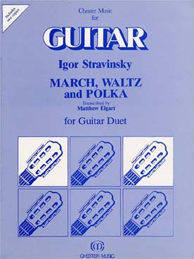 Illustration stravinsky marche, valse et polka