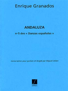 Illustration de Danse espagnole N° 5 : Andaluza (tr. Llobet)