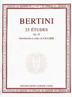Illustration de 25 Études op. 29 - introduction à celles de Cramer