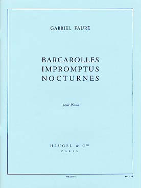 Illustration de Barcarolles N° 7, 8 et 9 - Impromptus N° 4 et 5 - Nocturnes N° 9 et 10