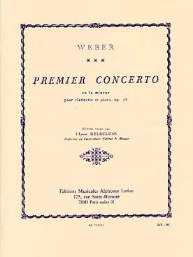 Illustration weber concerto n° 1 op. 73 fa min (al)