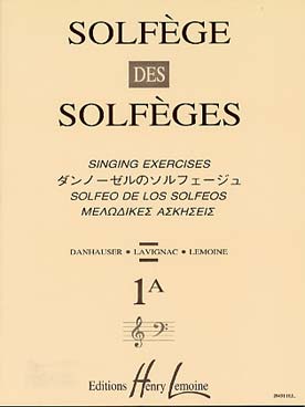 Illustration de SOLFEGE des solfèges - Vol. 1 A 2 clés s/a