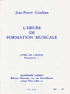 Illustration de L'Heure de formation musicale - P 1 : Livre de l'élève