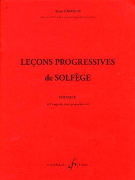 Illustration de Leçons progressives de solfège - Vol. 2 : 32 Leçons (Préparatoire)