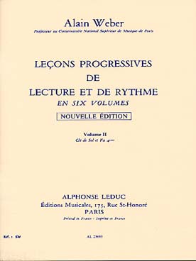 Illustration de Leçons progressives de lecture et rythme - Vol. 2 s/a