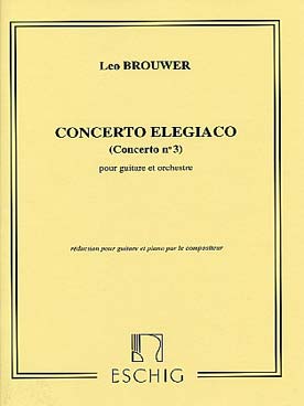 Illustration brouwer concerto n° 3 elegiaco guit/pno