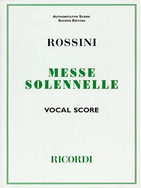 Illustration de Petite messe solennelle pour soli SATB, chœur, harmonium et piano (anglais/ latin)
