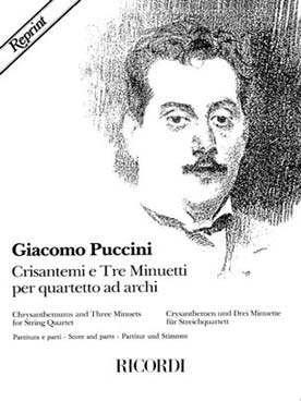 Illustration puccini chrysanthemes/3 menuets (cordes)