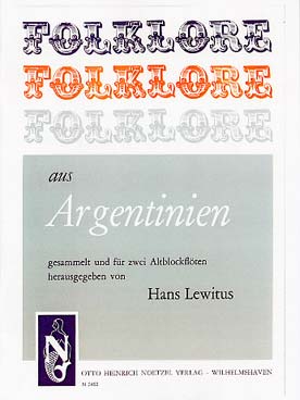 Illustration lewitus folklore argentin pour 2 altos