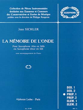 Illustration de La Mémoire de l'onde (saxo mi b ou si b)