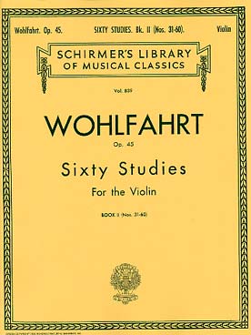 Illustration wohlfahrt op. 45 60 etudes (sh) vol. 2