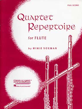 Illustration voxman quartet repertoire flute 1