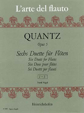 Illustration quantz duos op. 5 (6) vol. 1 : 1 a 3