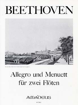 Illustration beethoven allegro et menuet