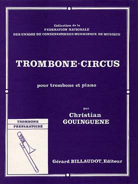 Illustration gouinguene trombone circus