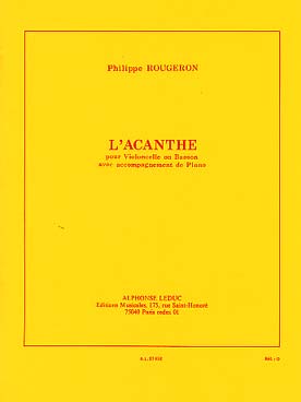 Illustration de L'Acanthe (violoncelle ou basson)