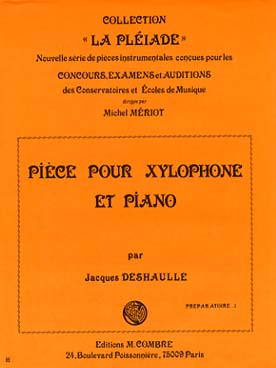 Illustration deshaulle piece pour xylophone et piano