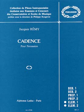 Illustration remy cadence pour percussion