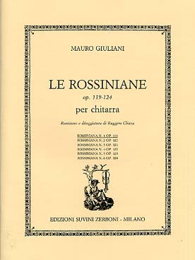 Illustration de Rossiniane N° 1 op. 119 (tr. Chiesa)