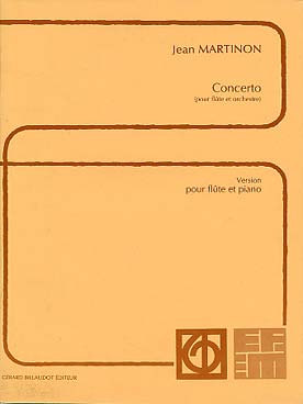 Illustration de Concerto pour flûte et orchestre, réd. piano