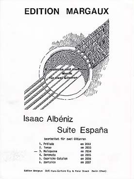 Illustration albeniz suite espana n° 3 : malaguena