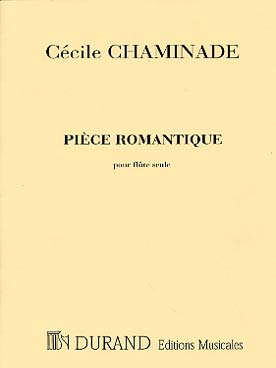 Illustration chaminade piece romantique flute seule