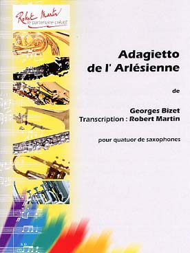 Illustration bizet adagietto l'arlesienne quatuor sax