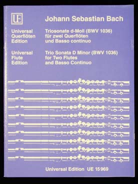 Illustration bach js triosonate bwv 1036 en re min