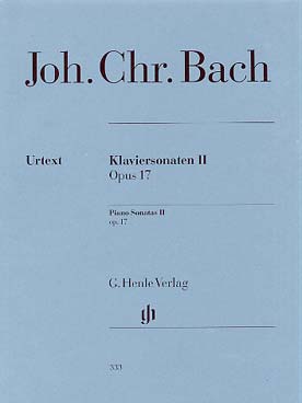 Illustration bach jc sonates vol. 2 : op. 17