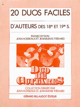 Illustration de 20 DUOS FACILES d'auteurs des 18e et 19e siècles (tr. Horreaux/Tréhard)