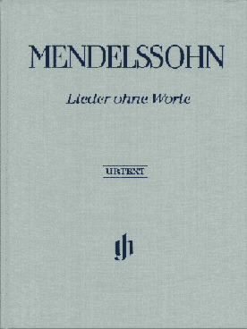 Illustration de Romances sans paroles, recueil - éd. Henle reliée (Lieder ohne worte)