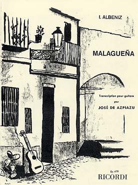 Illustration albeniz malaguena opus 165 n° 3