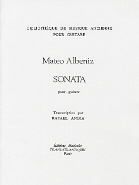 Illustration de Sonate (tr. Andia)
