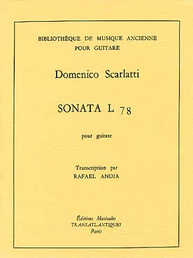 Illustration de Sonate L 78 (tr. Andia)