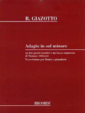 Illustration albinoni/giazotto adagio en sol min