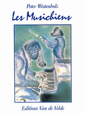 Illustration de Les Musichiens : 40 dessins où sont transposés les attitudes, les angoisses, les phantasmes des pianistes