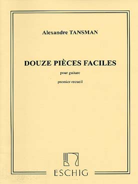 Illustration tansman pieces faciles (12) 1er recueil